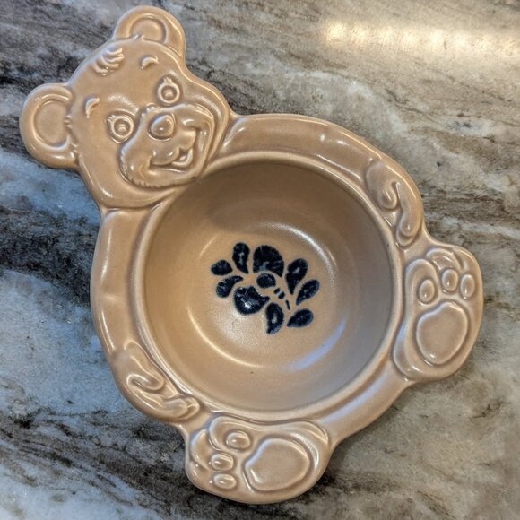 Pfaltzgraff Folk Art Teddy Bear bowl - Picture 1 of 3